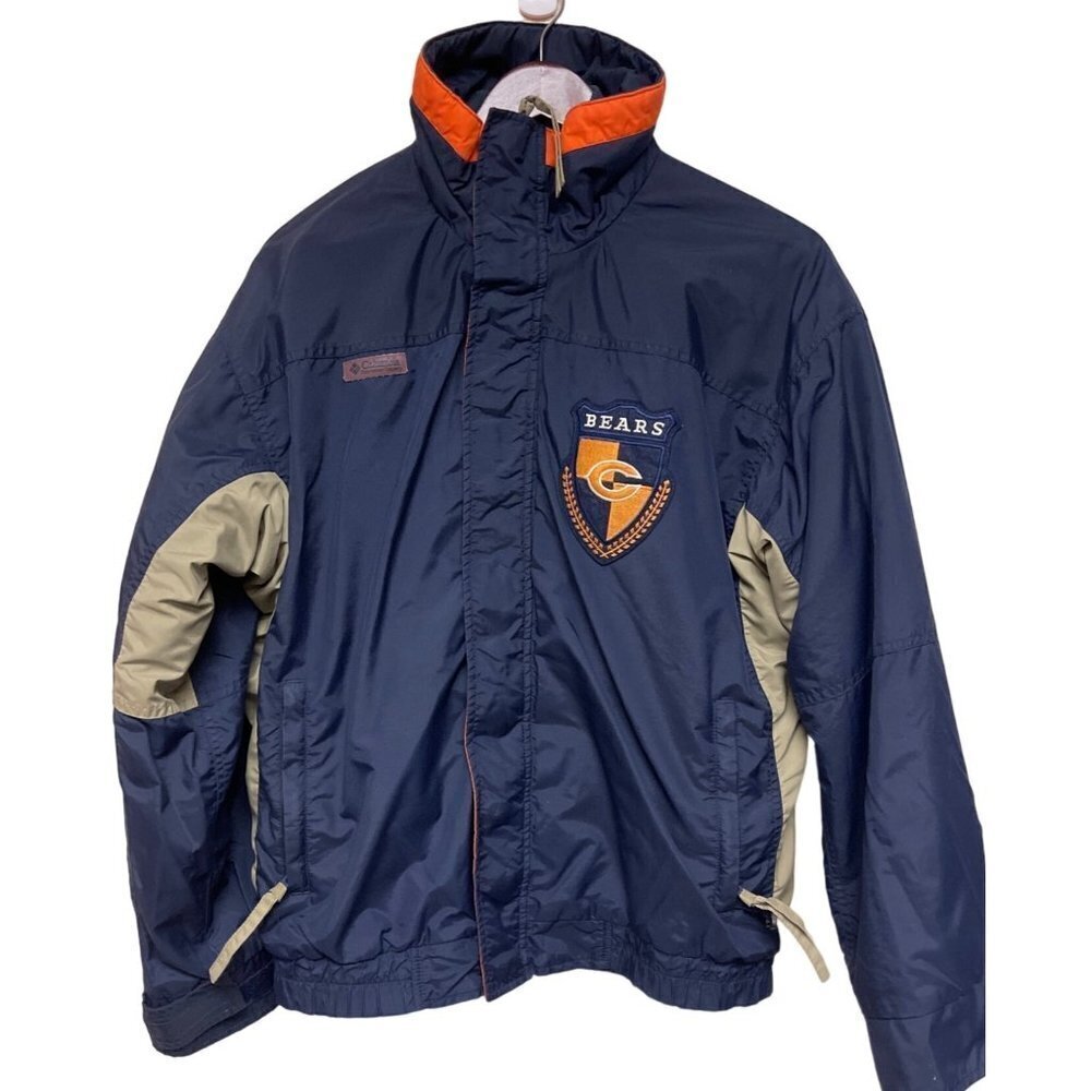 Vintage Columbia 3 in 1 Chicago Bears NFL Blue Orange Men's Size Medium